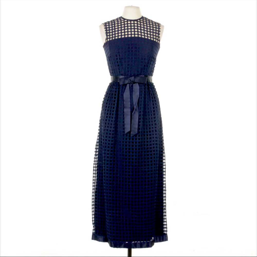 Vintage 40s/50s Richard Kaplan NY Sleeveless Maxi Dress